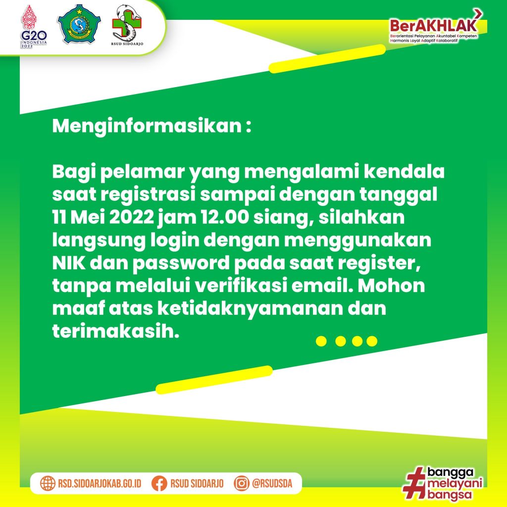 pengumuman informasi rekrutmen