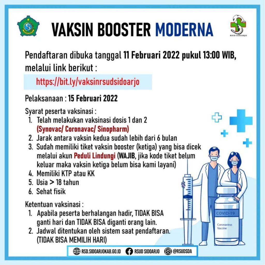 vaksin moderna 15 feb 22