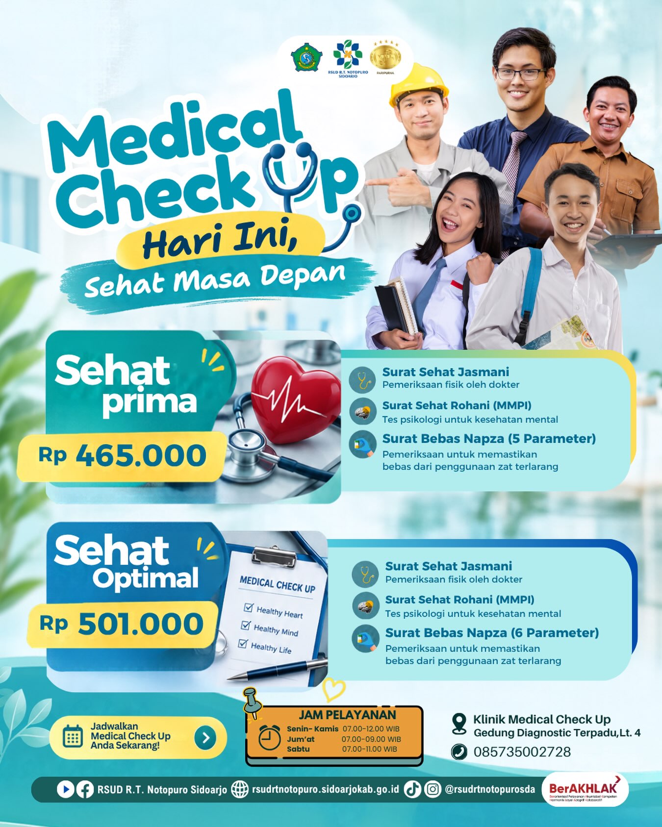 kenali kondisi kesehatanmu sejak dini melalui Medical ...